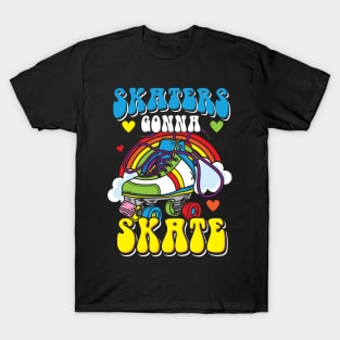 Roller Skating T Shirt retro blades T-Shirt